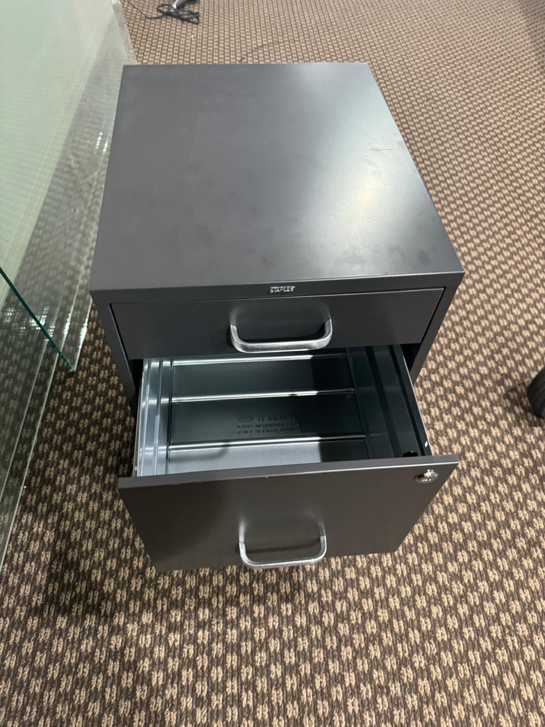 Staples 3 Drawer Lateral File Cabinet - photo 2