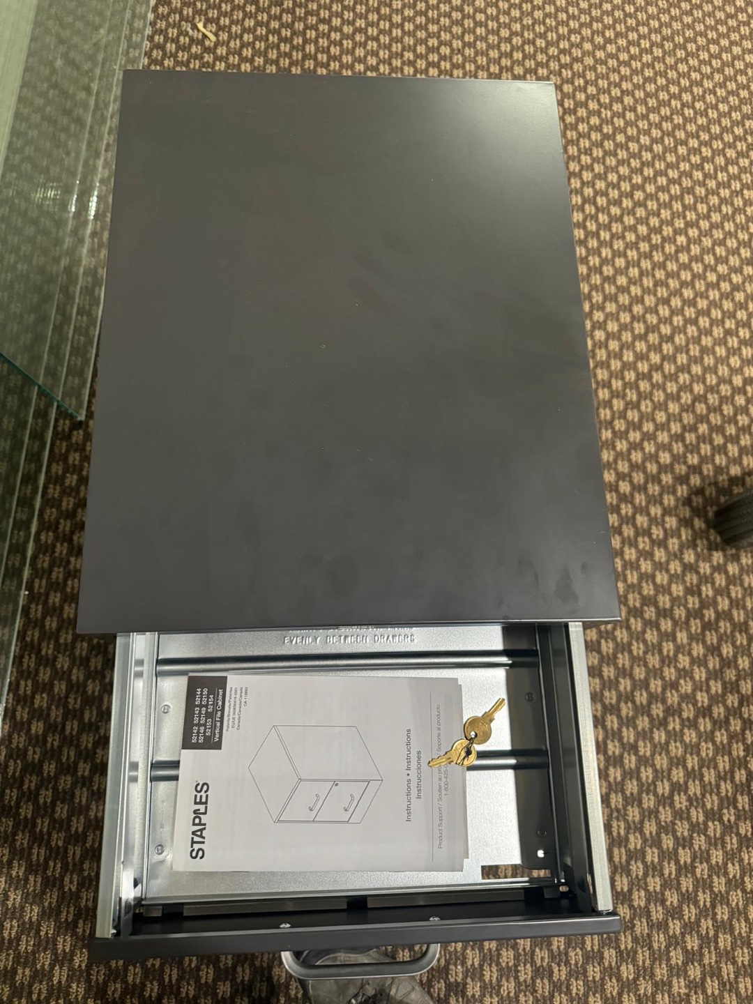 Staples 3 Drawer Lateral File Cabinet - photo 4