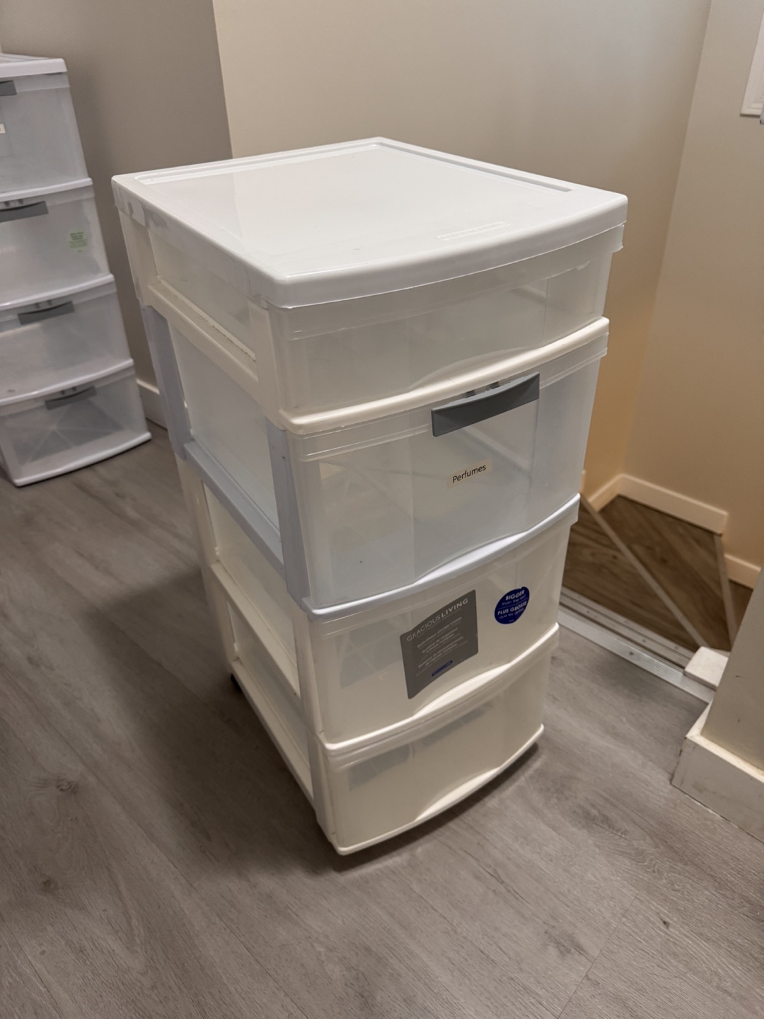 3 Drawer Rolling Storage Cart