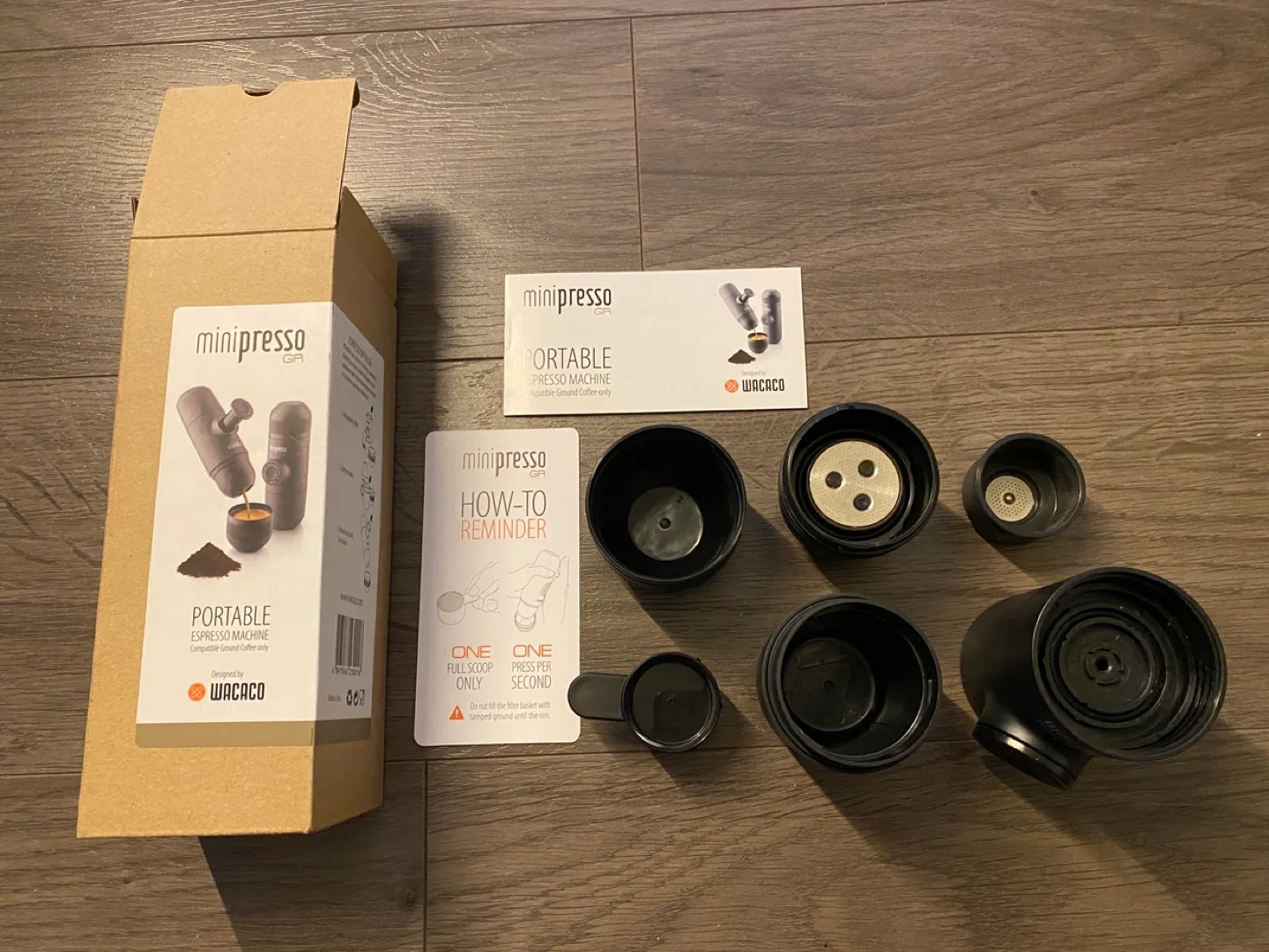 Wacaco Minipresso GR Portable Espresso Machine image indicator(3)