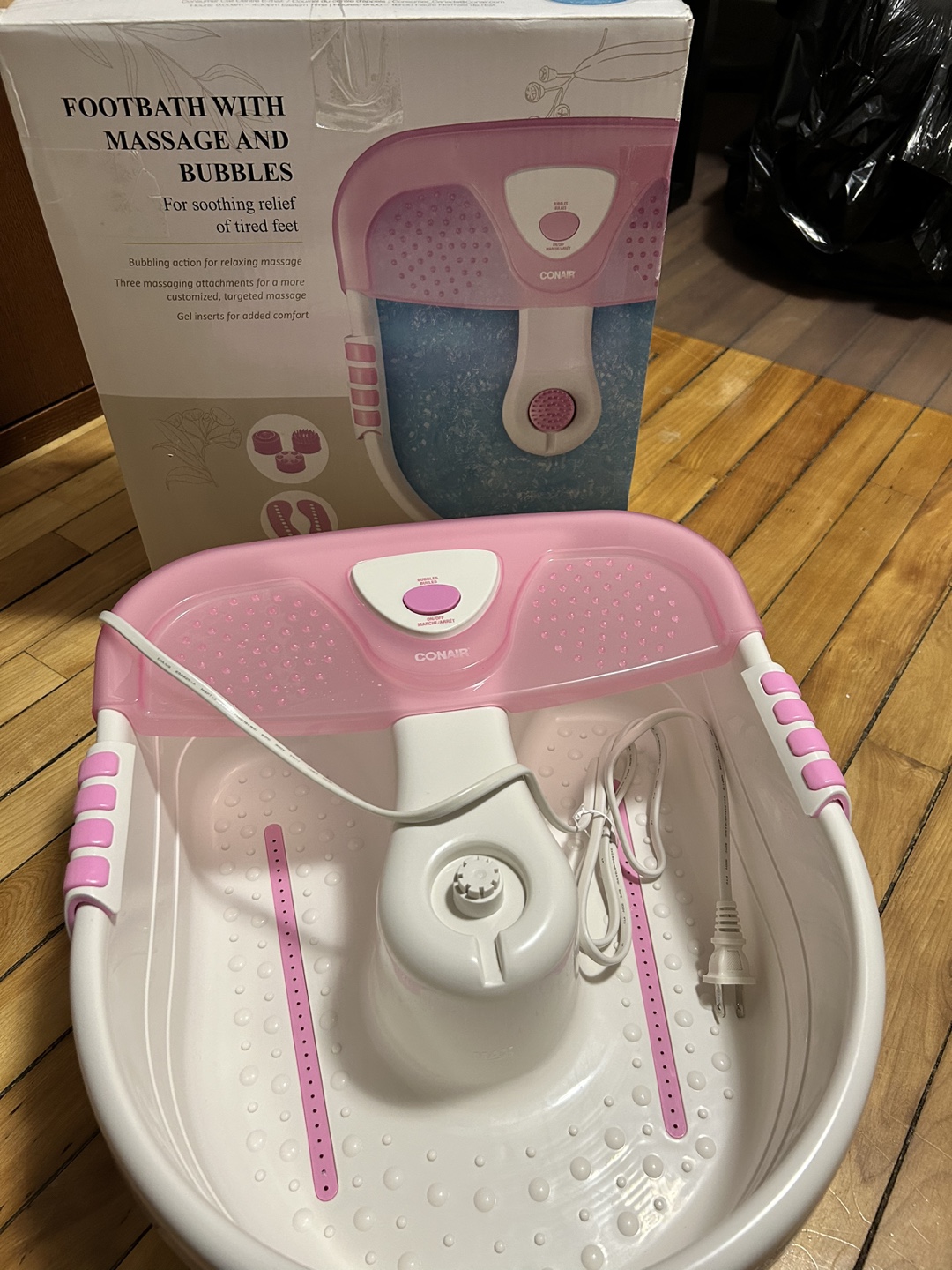 Conair Footbath with Massage and Bubbles - photo 2
