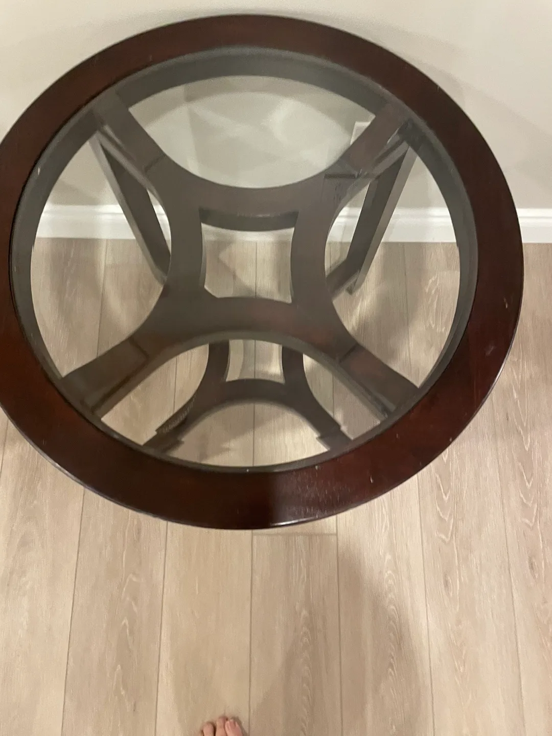 Glass Top Side Table image indicator(3)