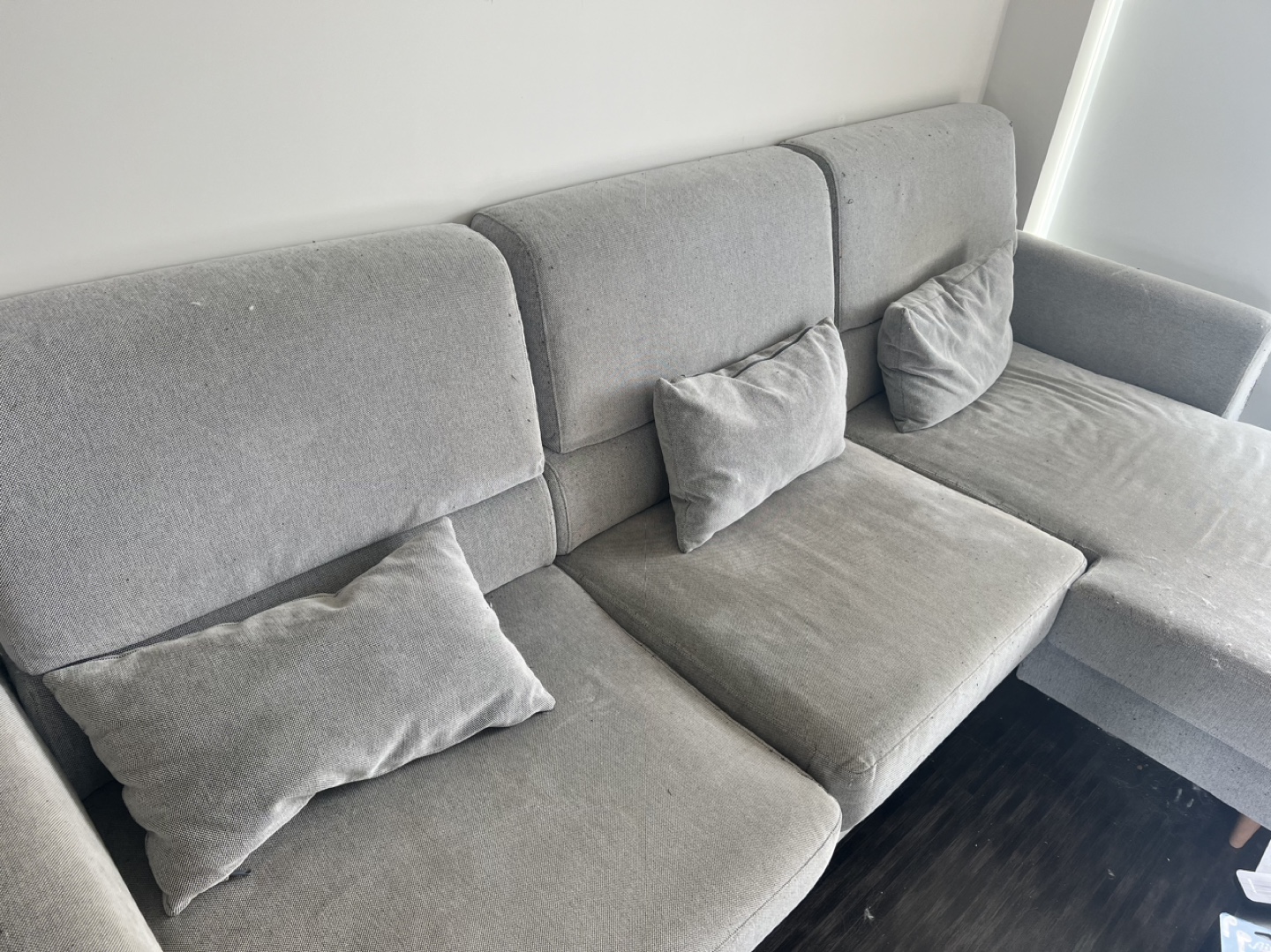 Grey Sectional Sofa for free - photo 3