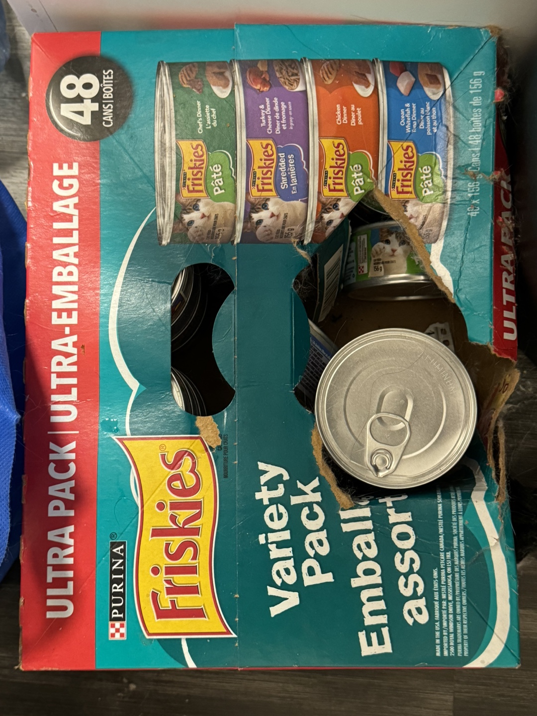30 Can Case of Friskies Cat Food for free
