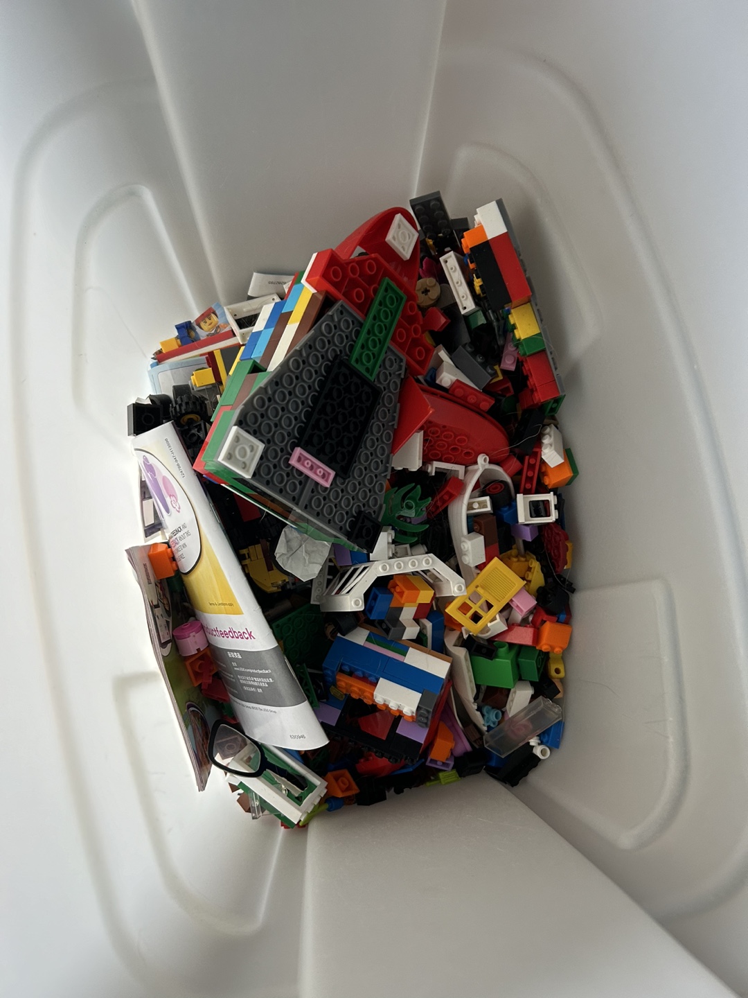 Large LEGO Lot with storage box