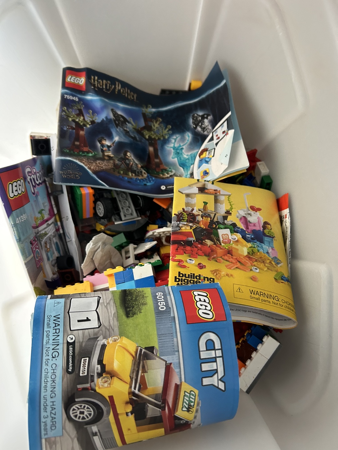 Large LEGO Lot with storage box - photo 2