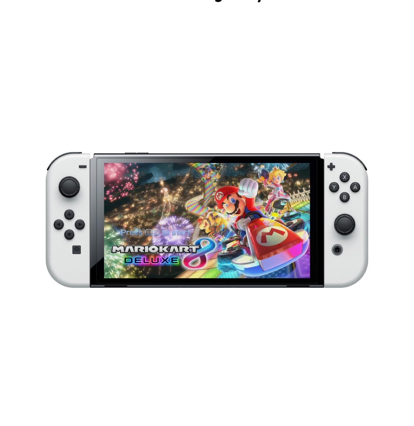 Nintendo Switch OLED - White - Mario Kart 8 Deluxe - photo 3