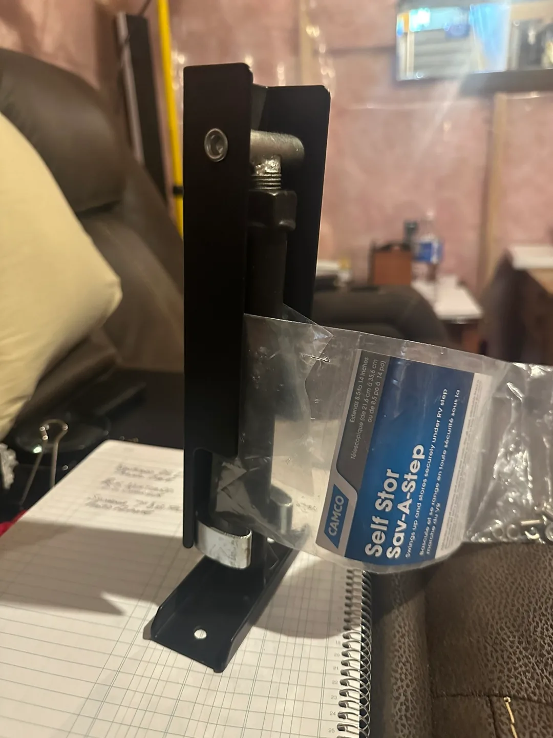 Camco Self Stor Sav-A-Step RV Step Brace image indicator(2)