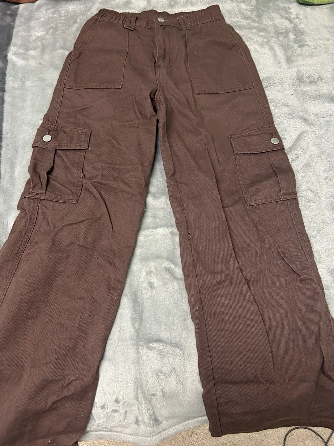 shein petite cargo pants image indicator(2)