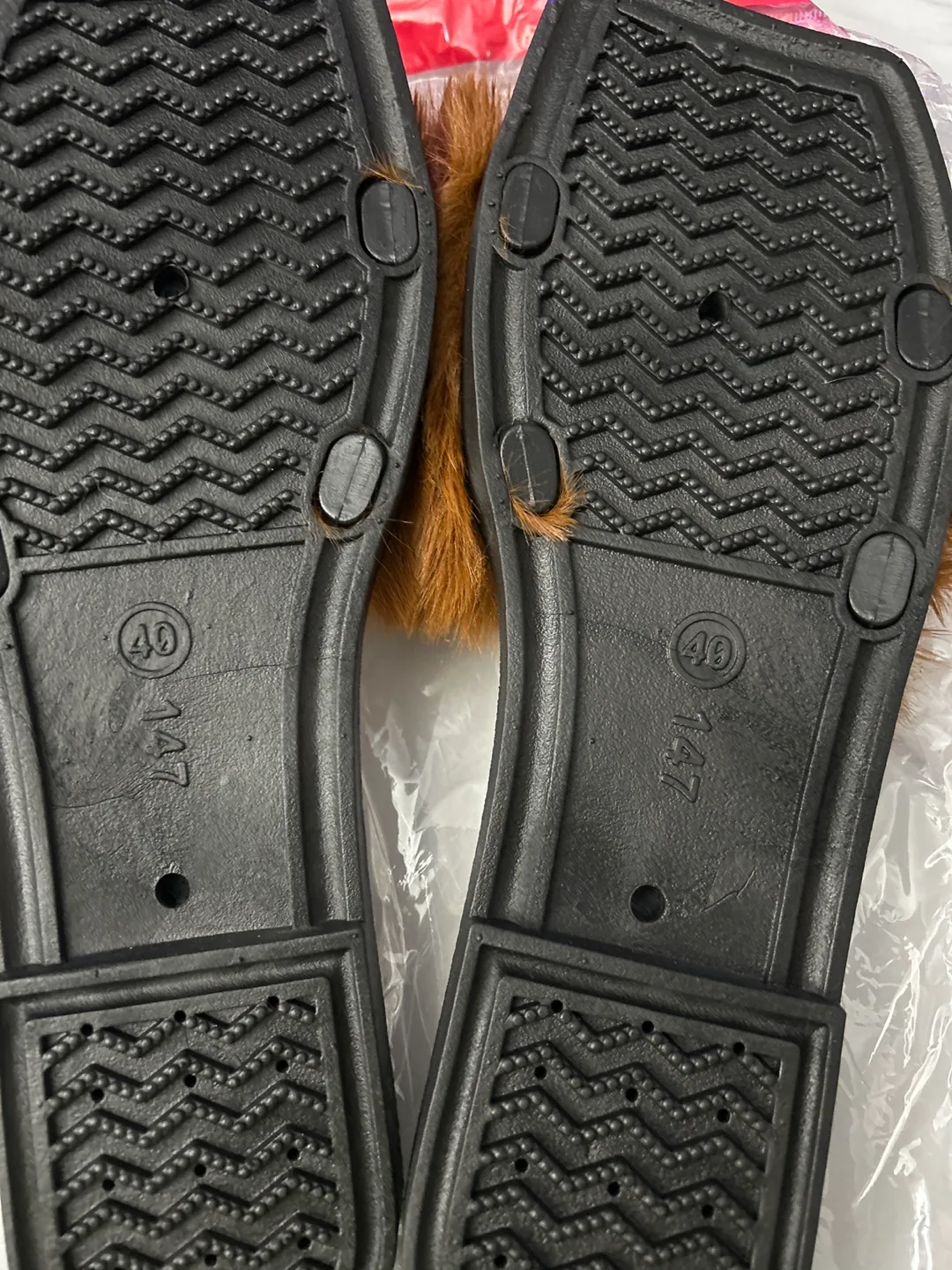 Faux Fur Brown Slippers image indicator(3)