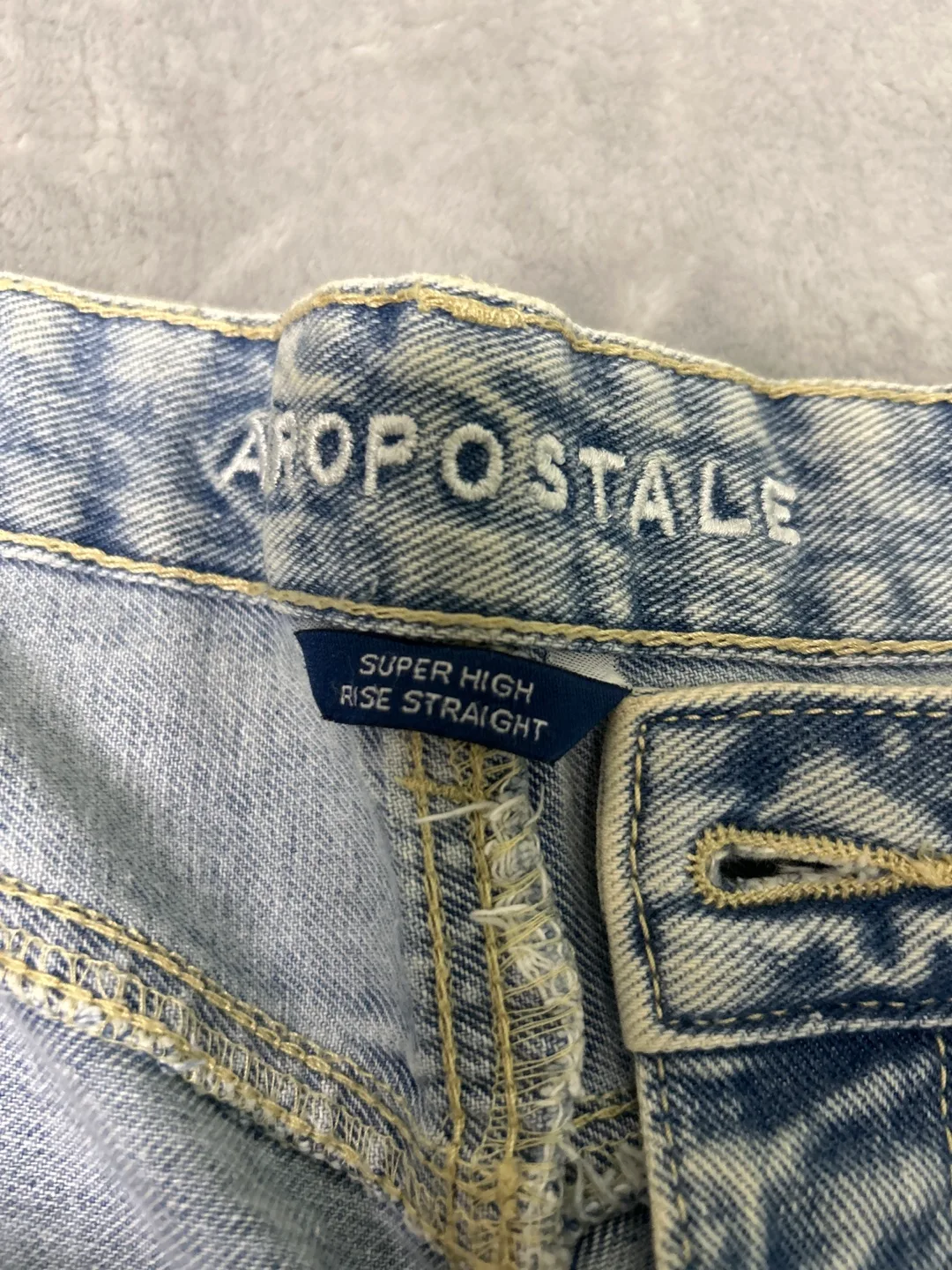 aeropostale super high jeans image indicator(3)