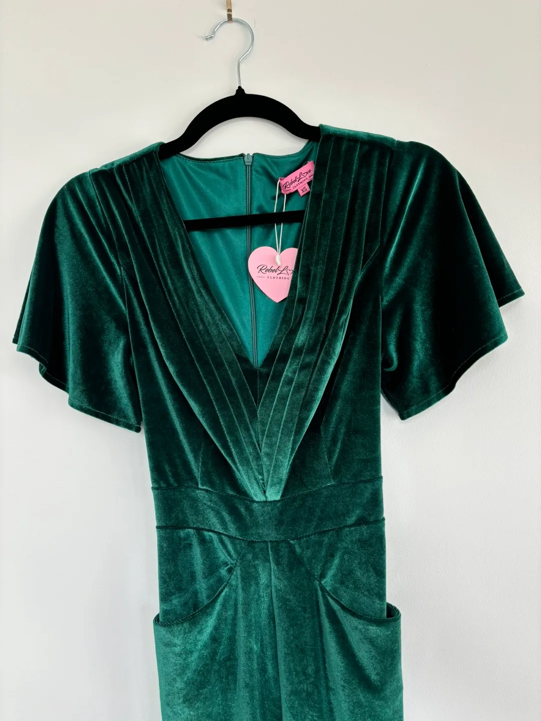 Green Velvet Jumpsuit image indicator(4)