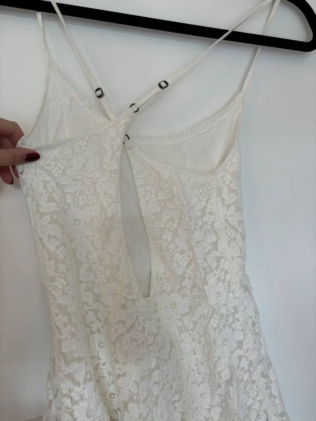 White Lace Mini Dress image indicator(5)