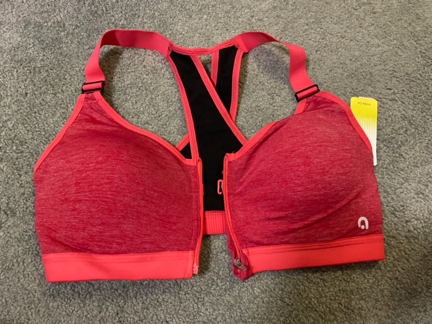Hyba Front-Zip  Sports Bra Size M 🧡 image indicator(2)
