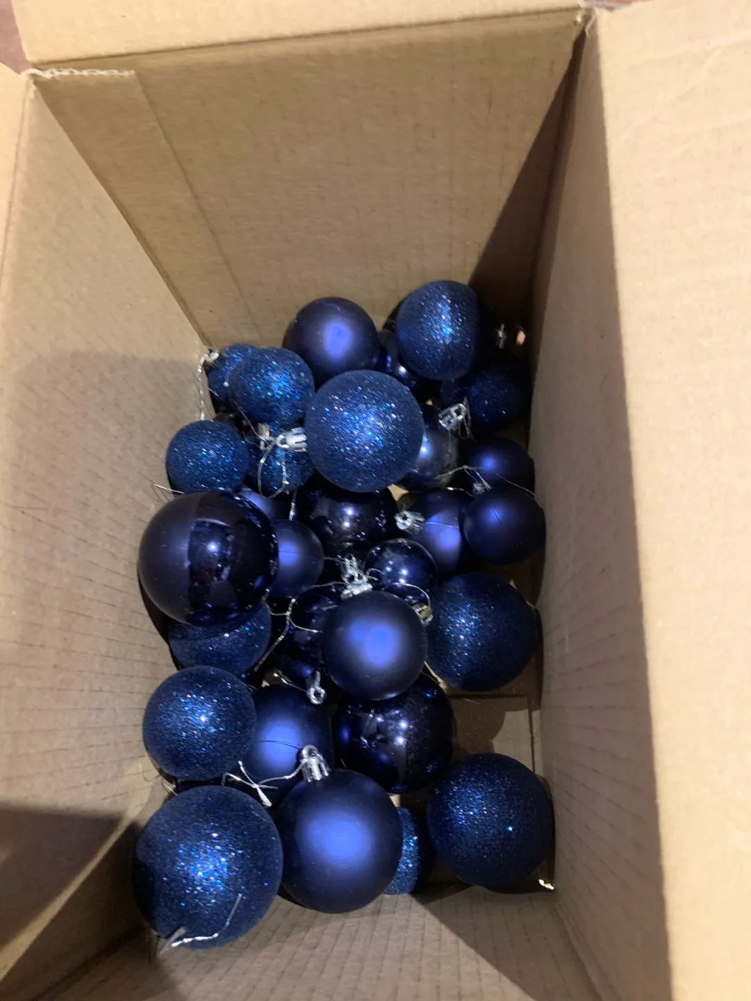 Blue Christmas Tree Ornaments thumbnail
