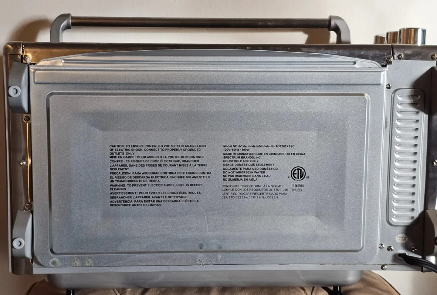 Black + Decker Crisp 'N Bake Air Fry Toaster Oven image indicator(3)