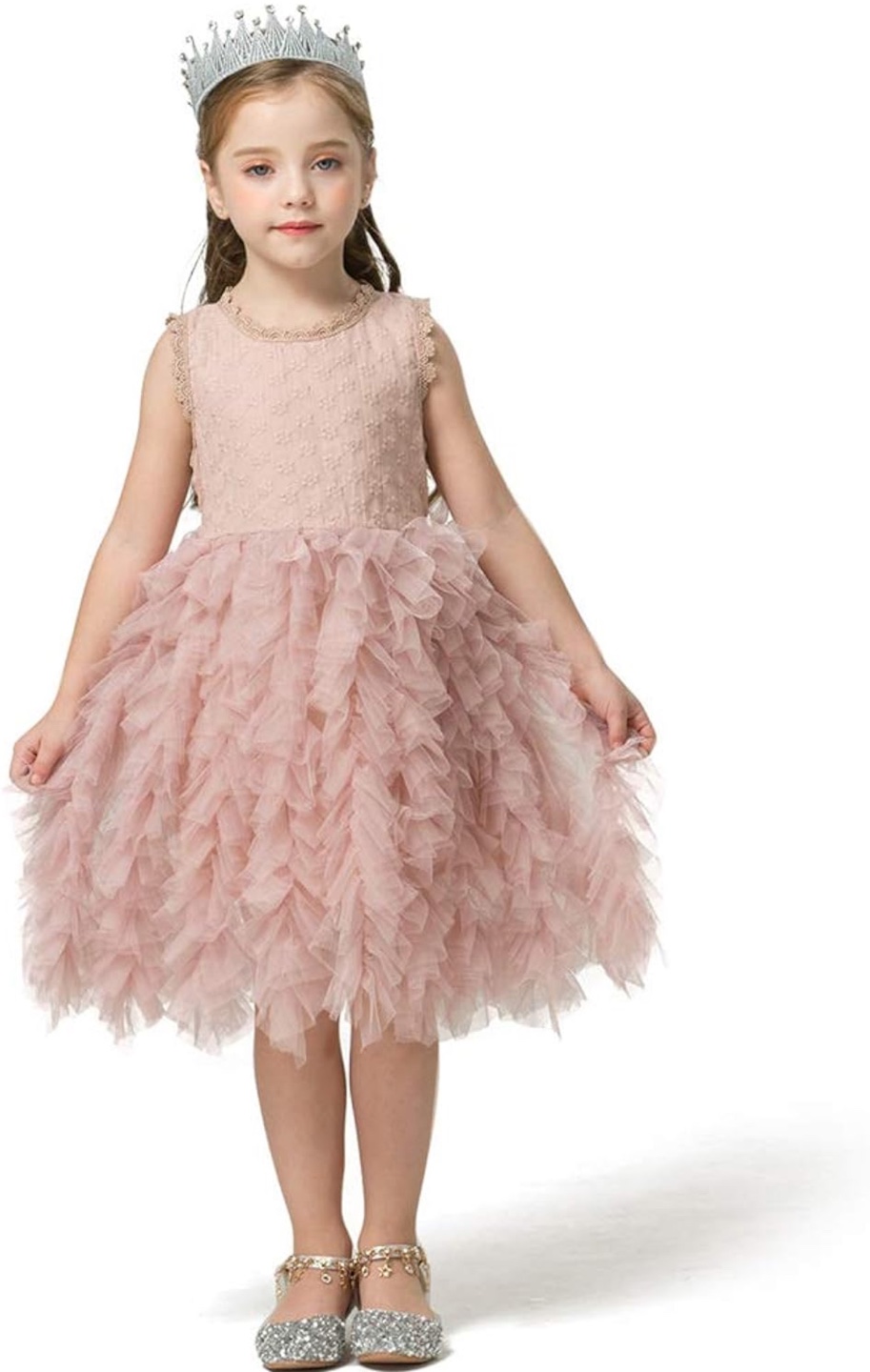 NNJXD Little Girls Wedding Party Dresses