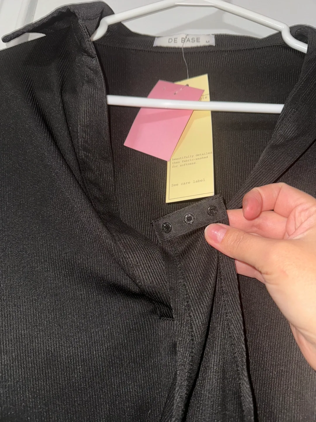 De Base Black Bodysuit image indicator(2)