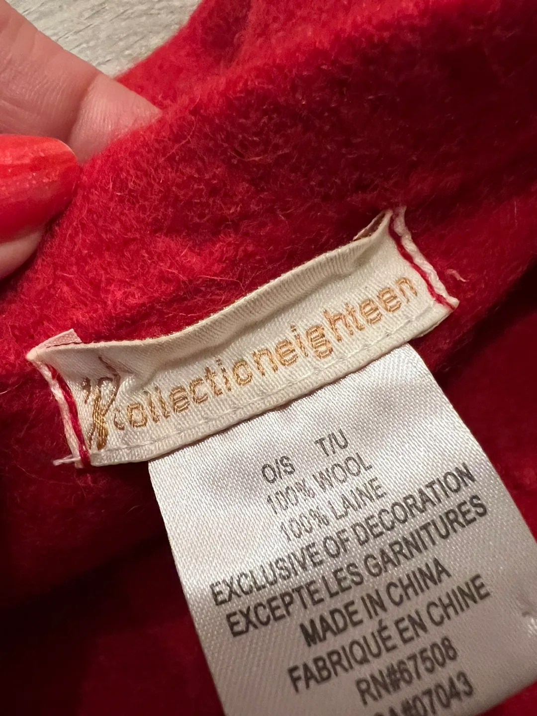 Red “Santa Baby” Beret 🧡 image indicator(6)