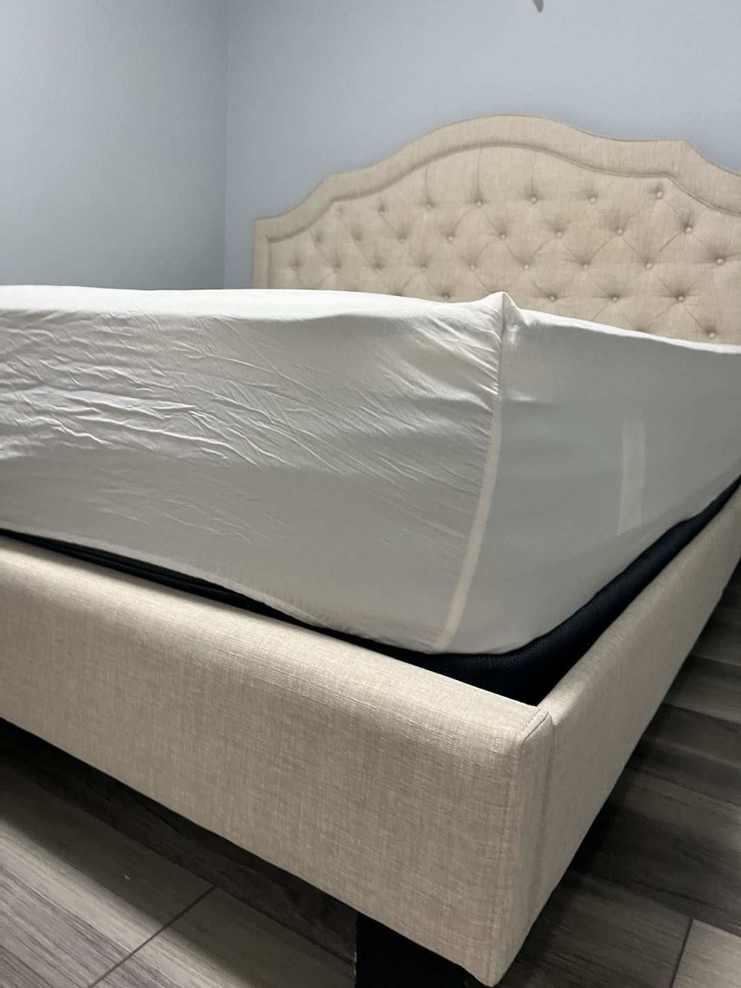 King Sized Upholstered Bed Frame