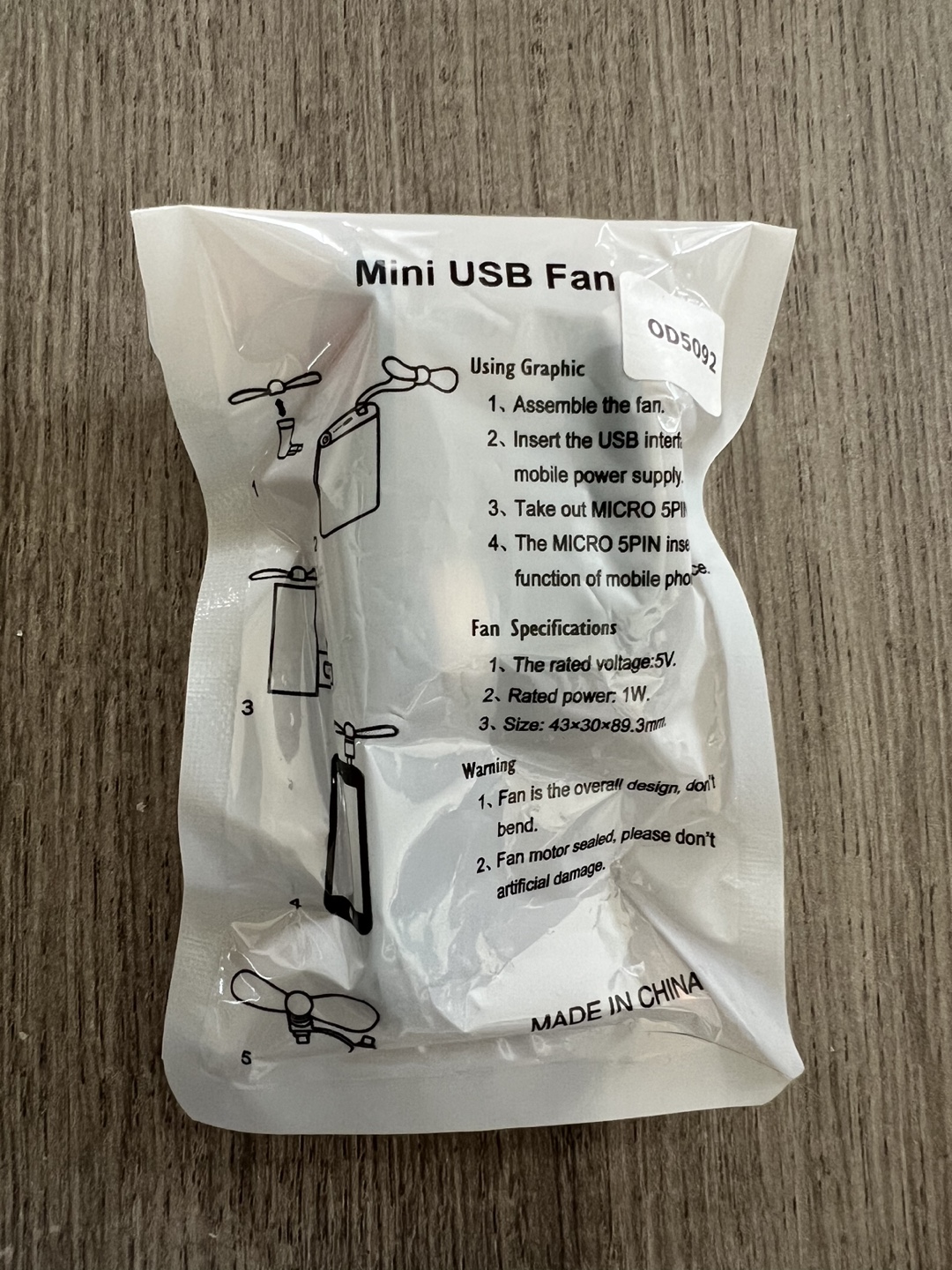 Mini USB Phone 📱 Fan      Free 🧡 - photo 2