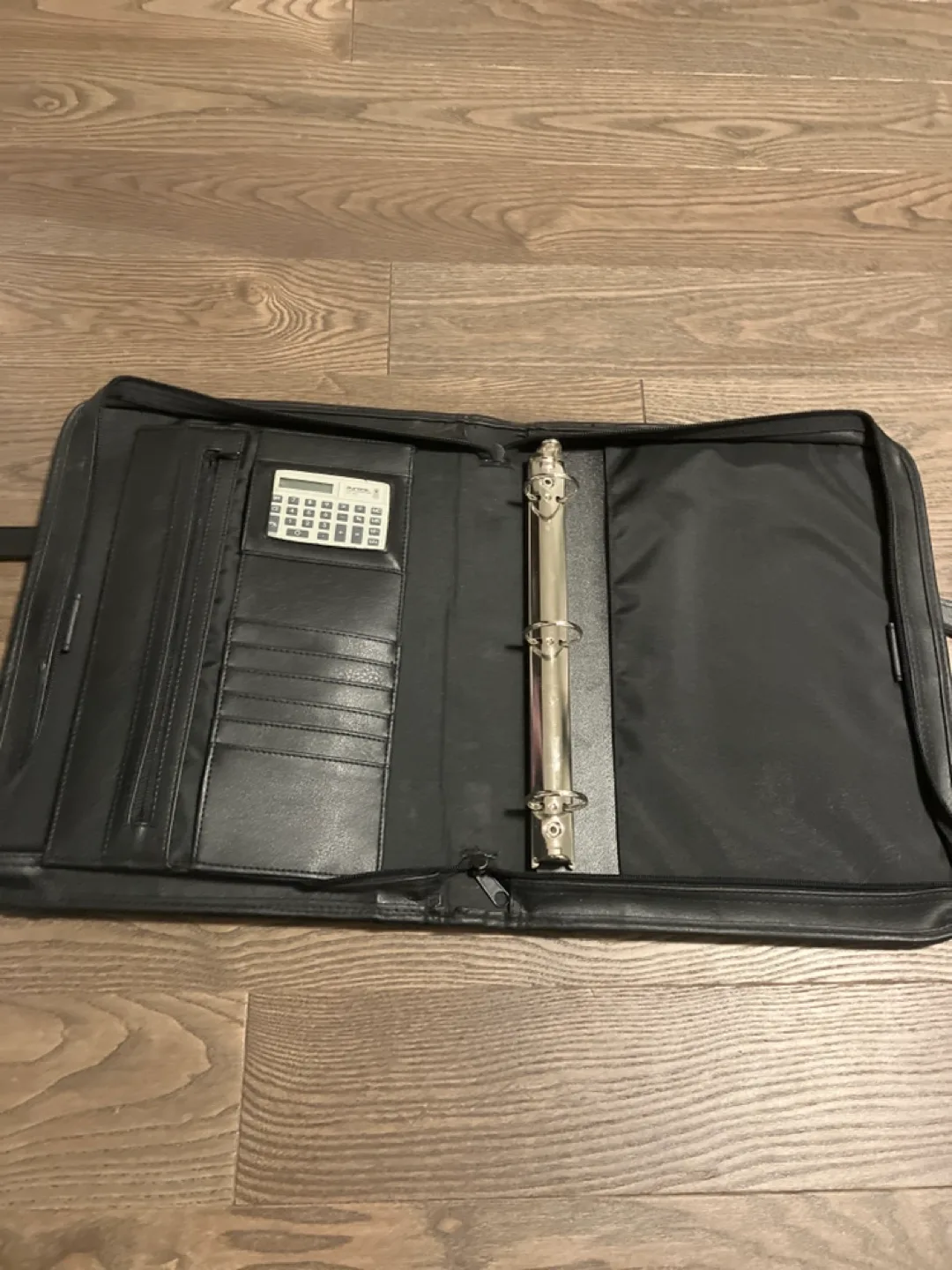 Black Leather Binder Portfolio image indicator(2)