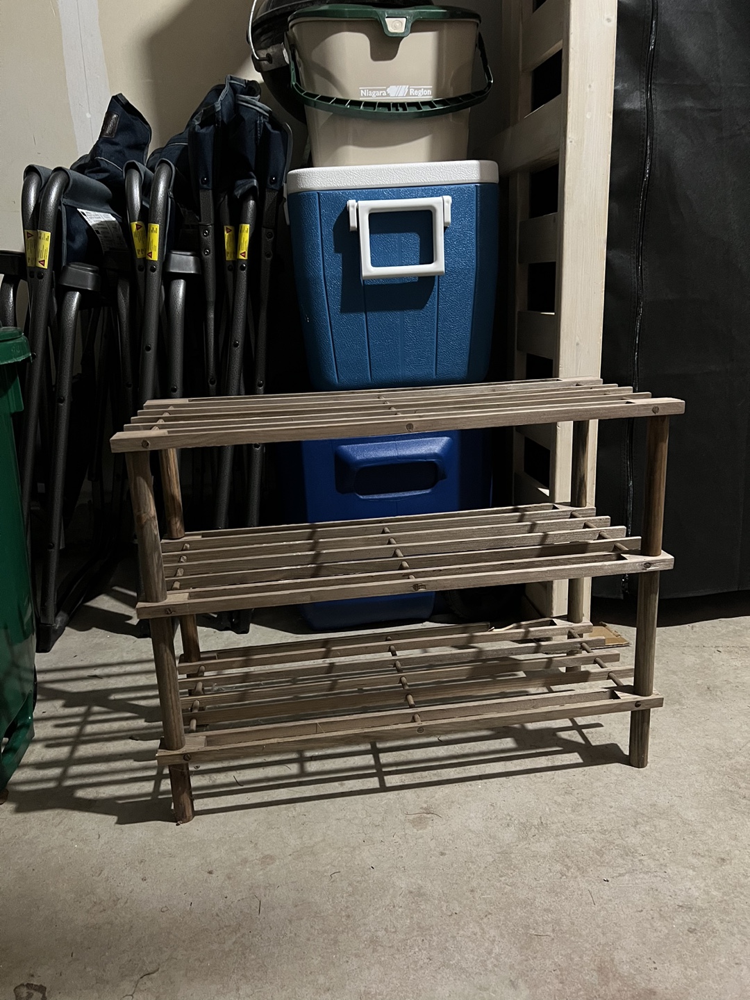 Wooden Shoe Rack