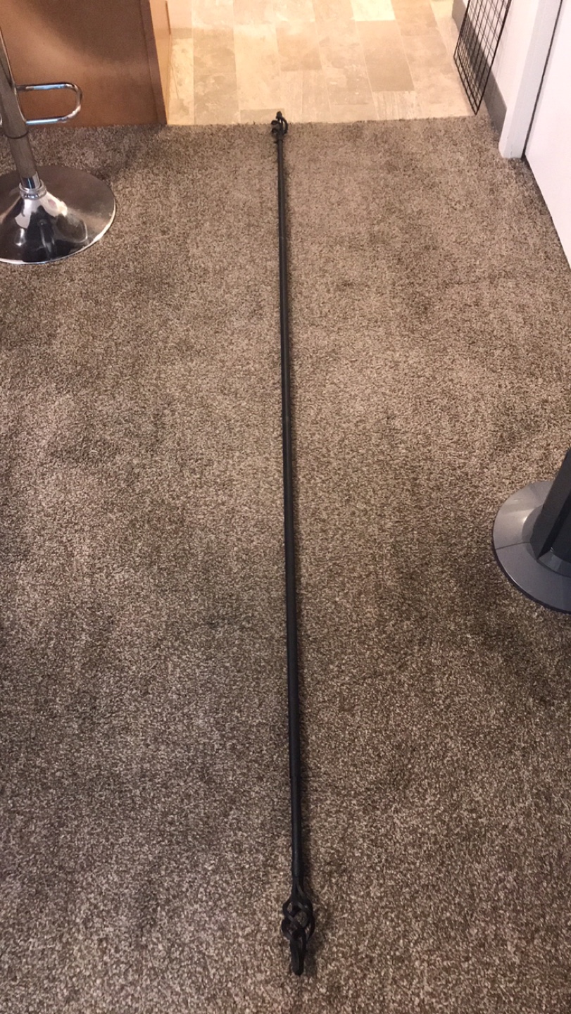 Black Curtain Rod