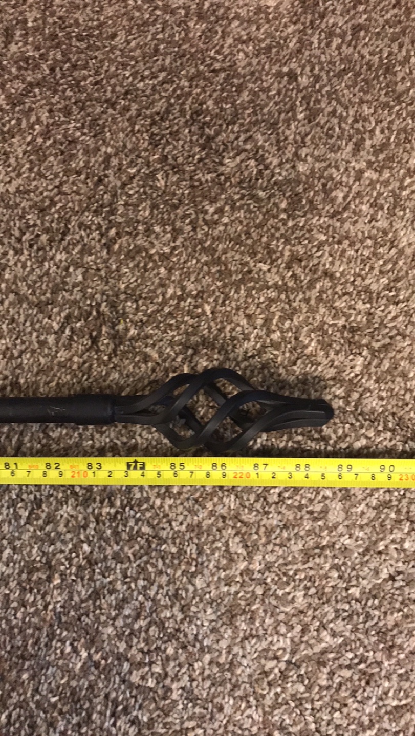 Black Curtain Rod - photo 2