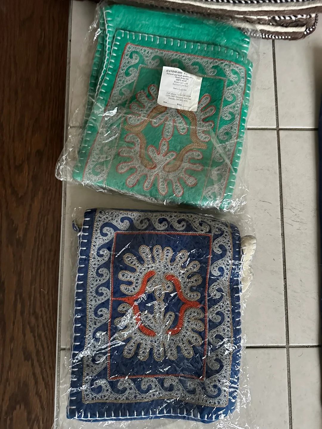 Handmade Felt mats bags slippers and much more image indicator(3)