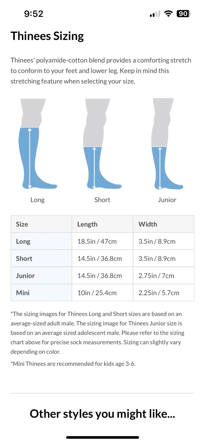 RED junior thinees figure skating sani socks - brand new image indicator(6)