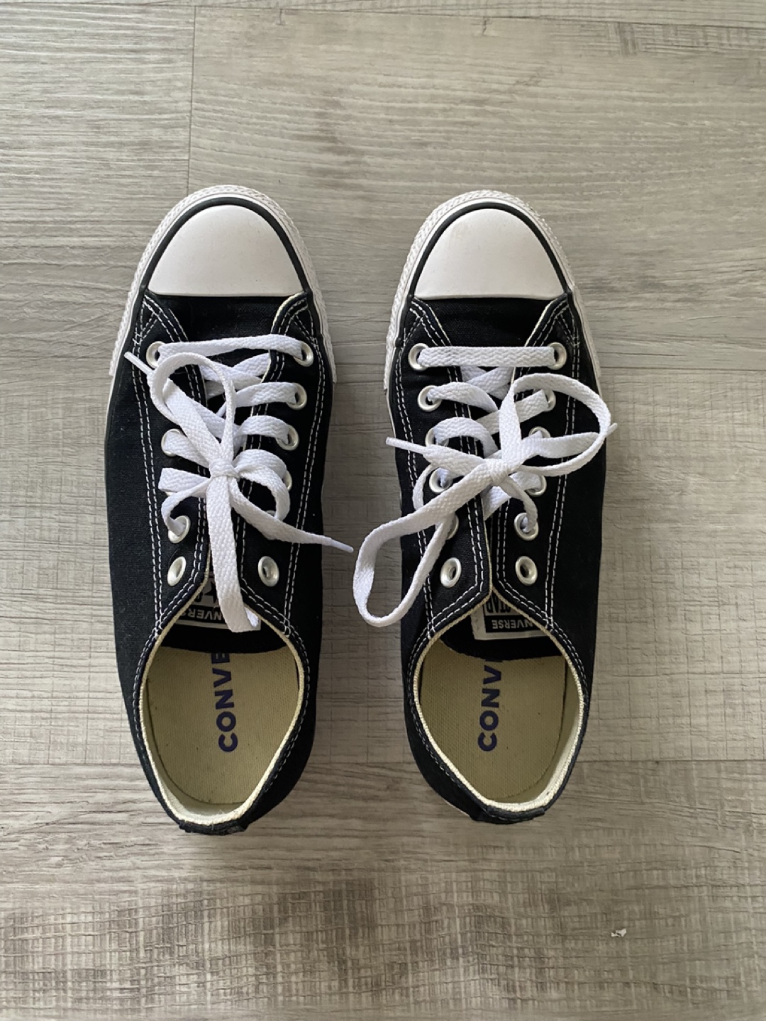Converse Black Low Top Sneakers-Unisex