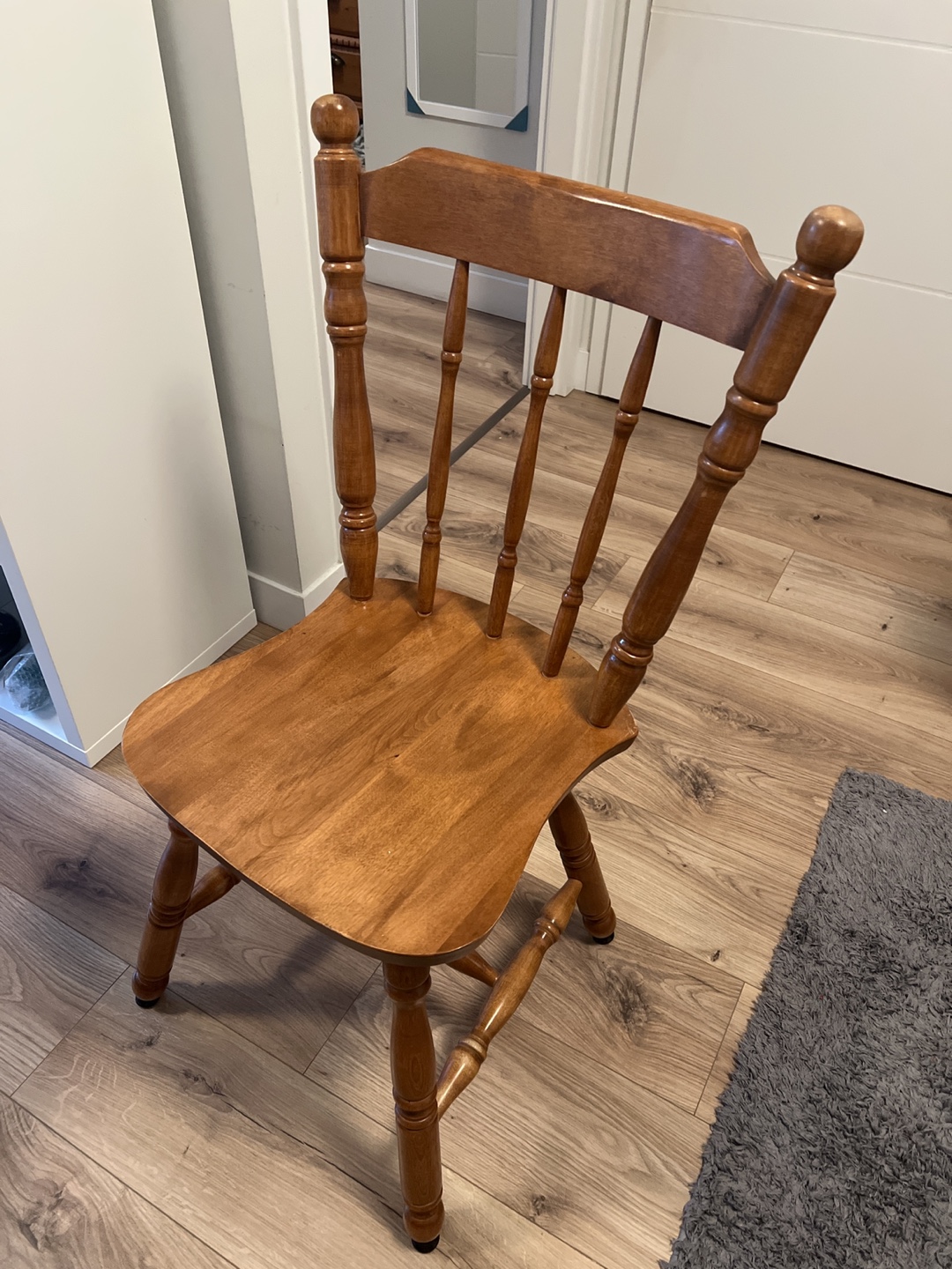 Solid Wood extendable dinning Table and 4 Chair Set - photo 2