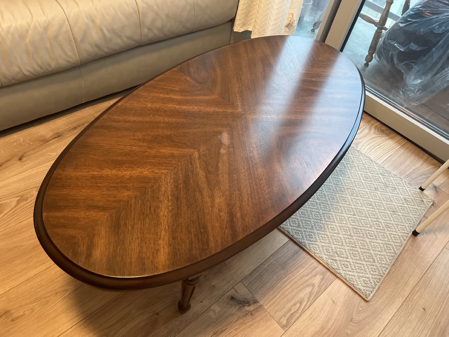 Oval Wood designer Coffee Table - photo 2