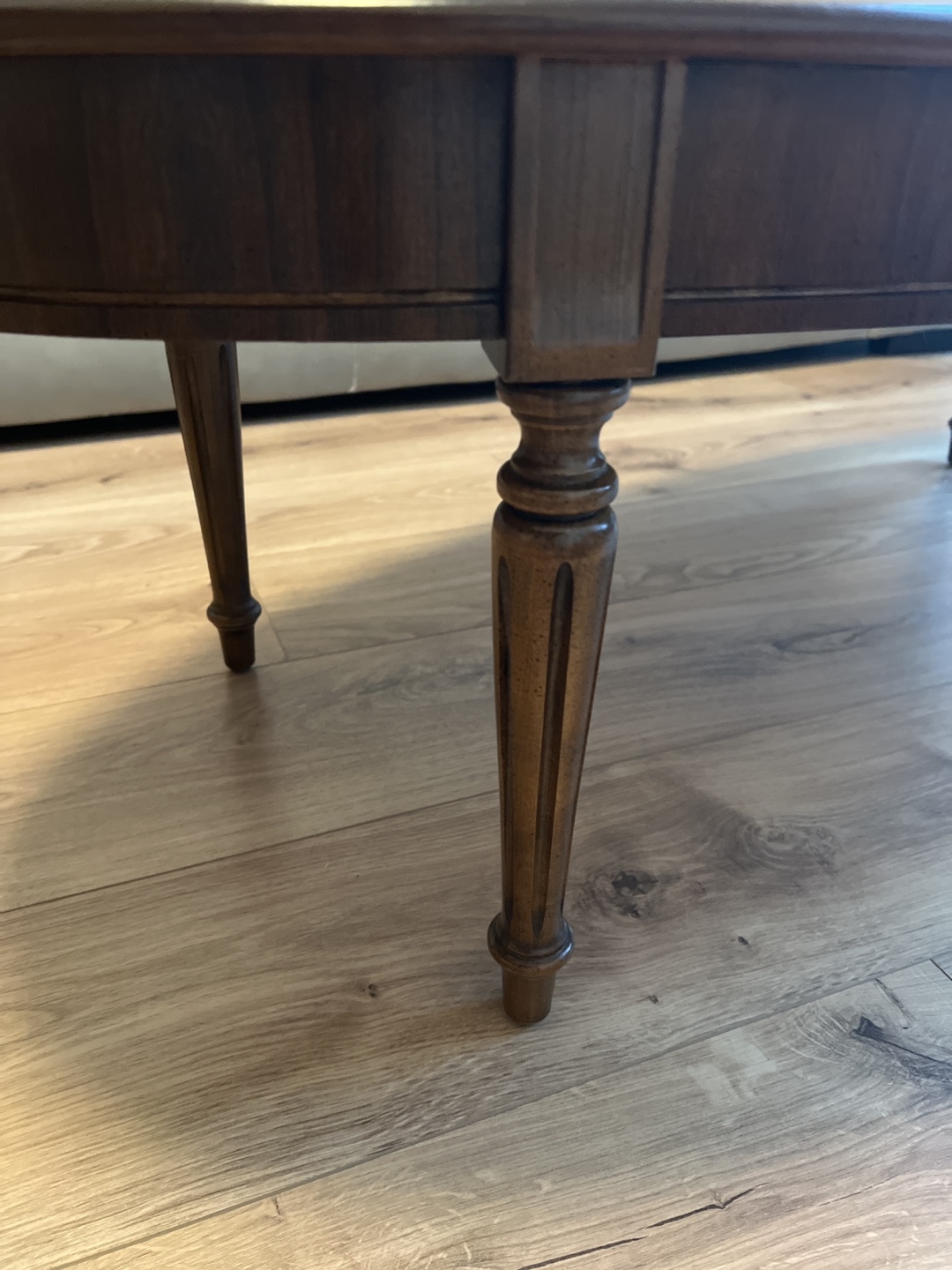 Oval Wood designer Coffee Table - photo 3