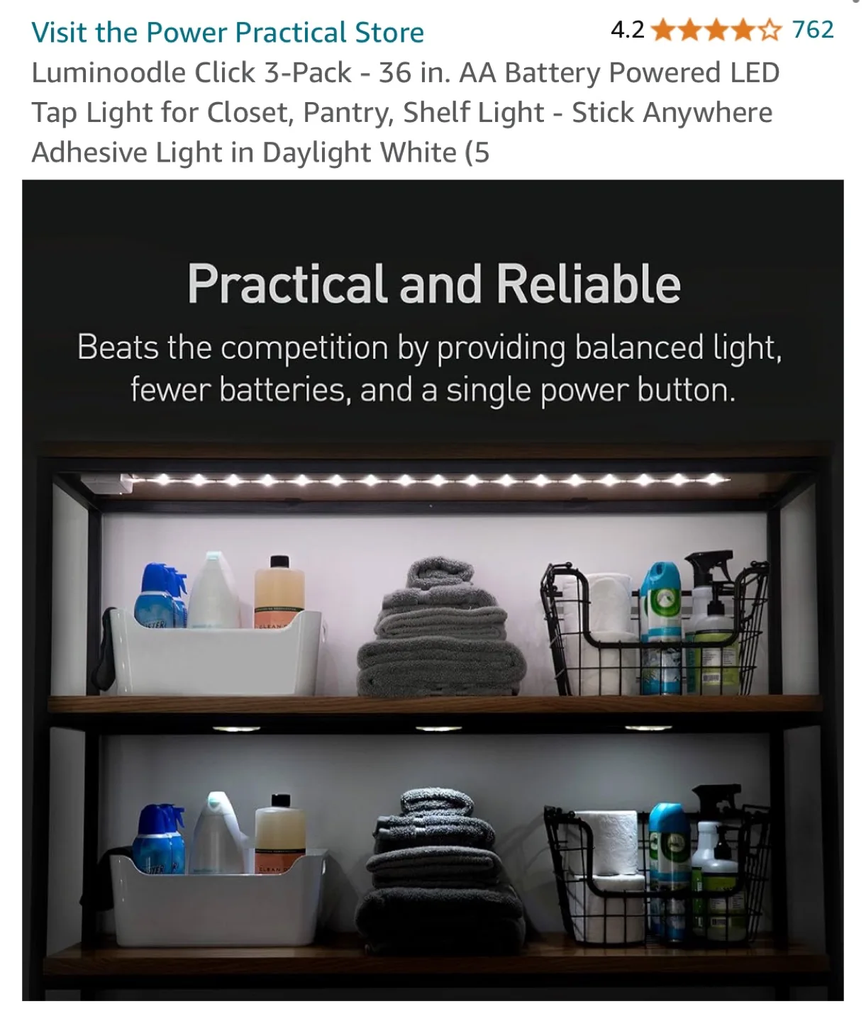 Under cabinet lighting image indicator(2)