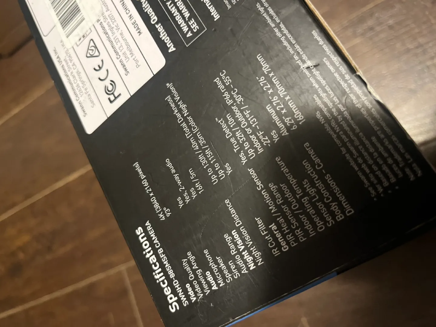 Swann 4K Bullet Security Camera with Spotlight image indicator(5)