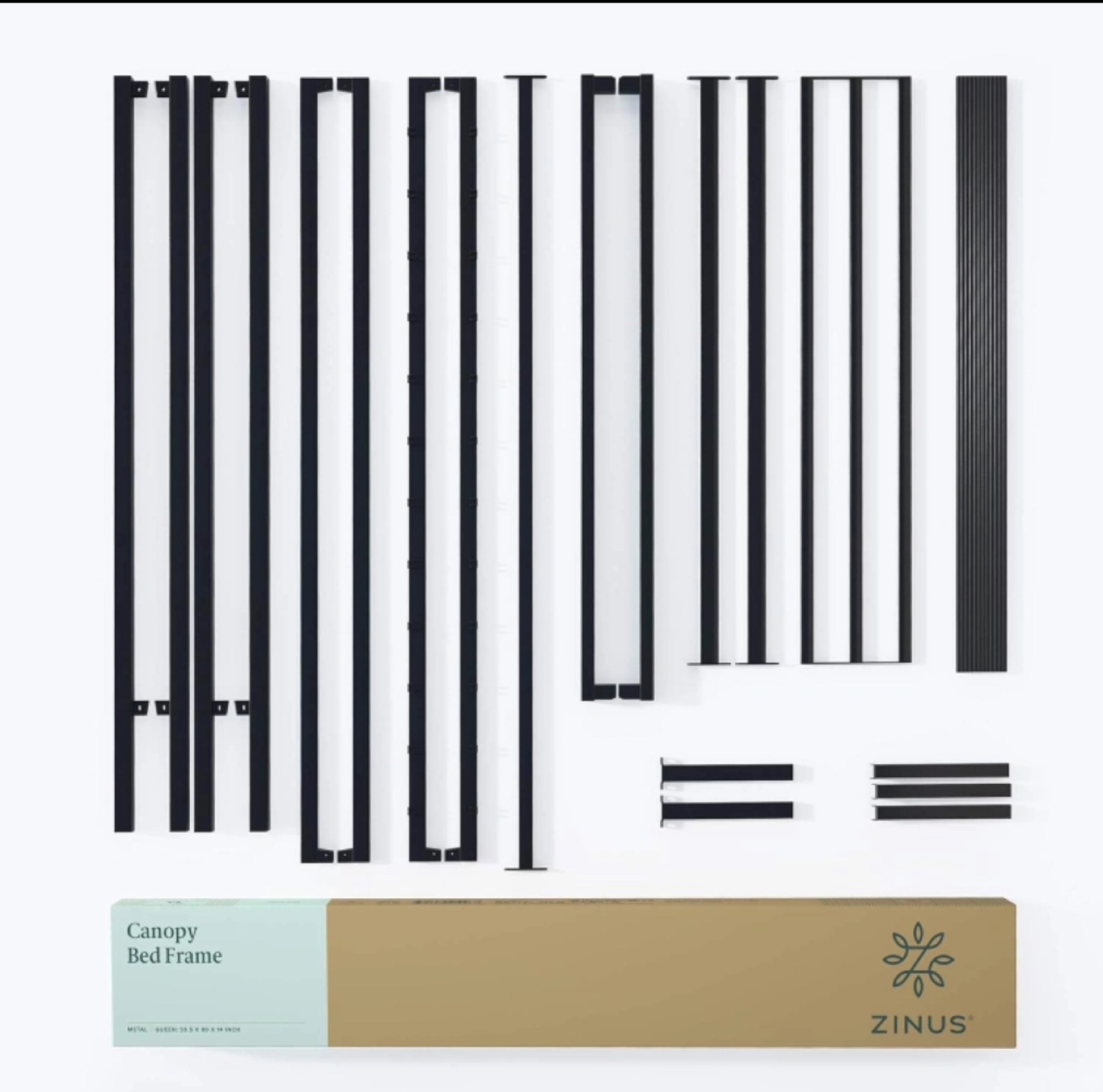 Metal Queen Canopy Bed Frame - photo 2