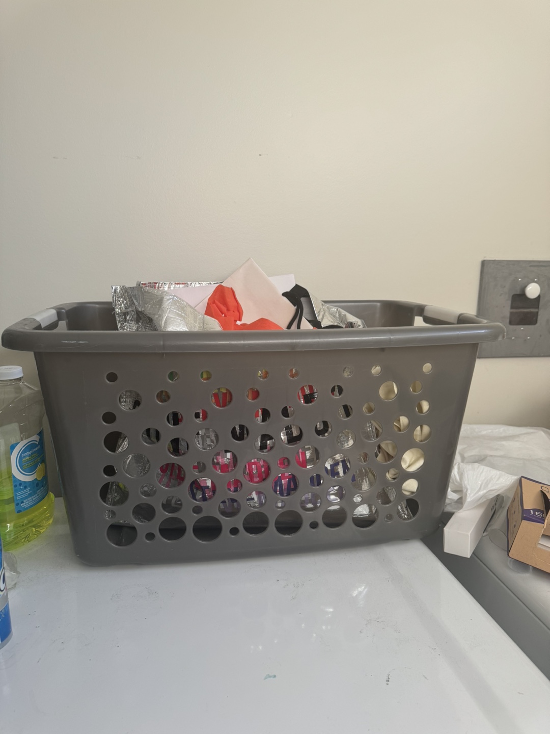 Grey Laundry Basket - photo 2