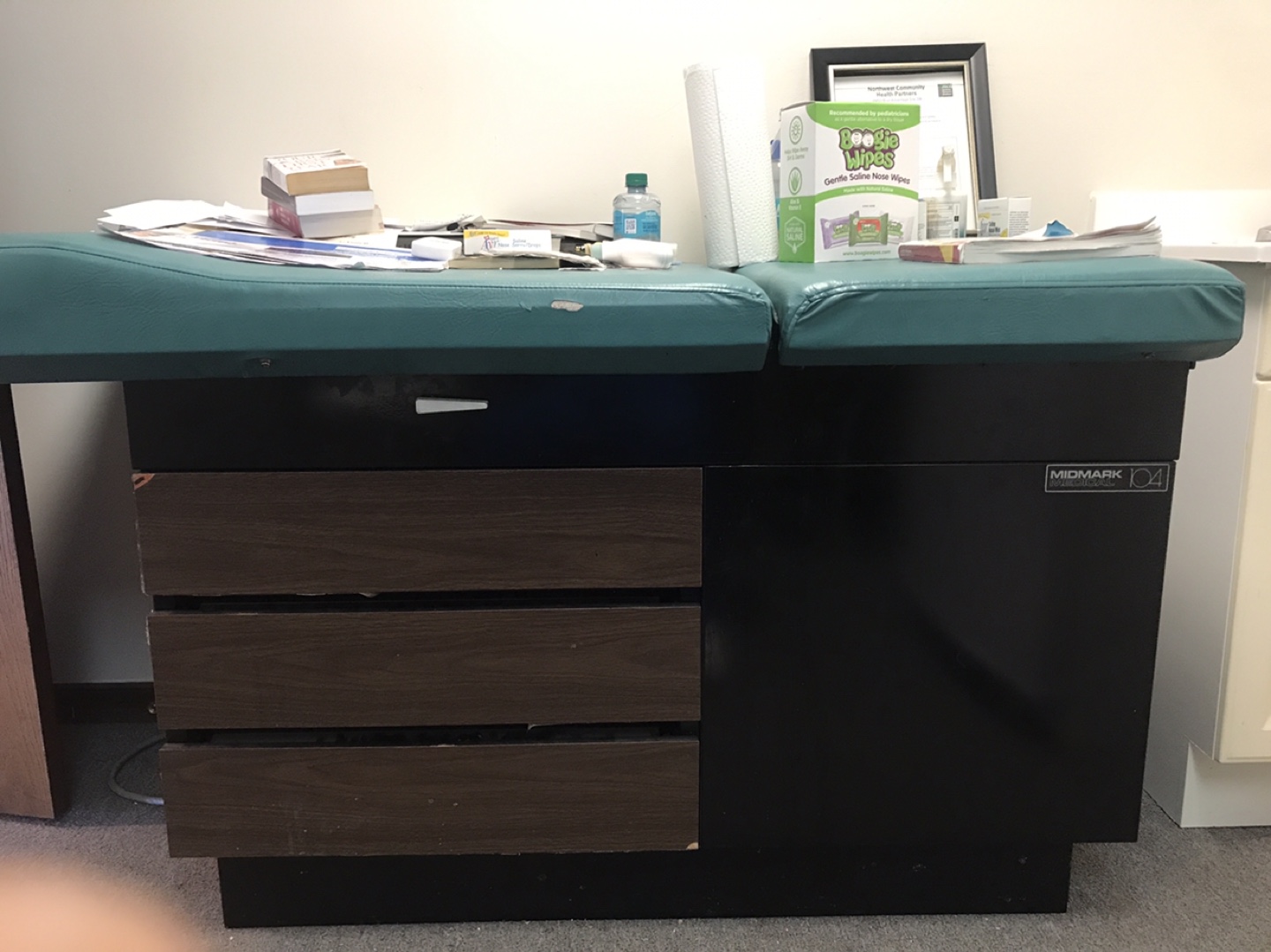 Medical Exam Table with Drawers