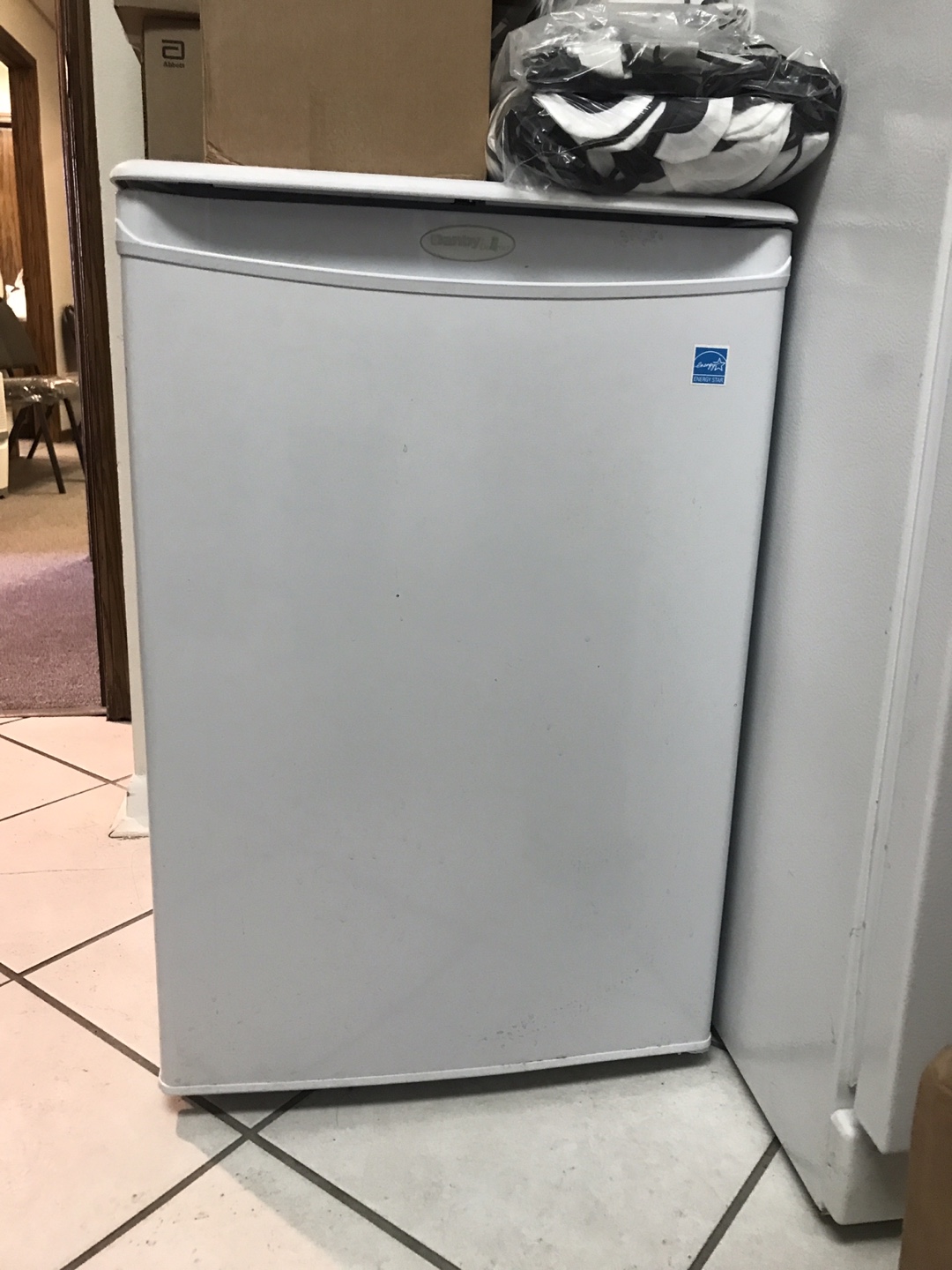 White Mini Fridge