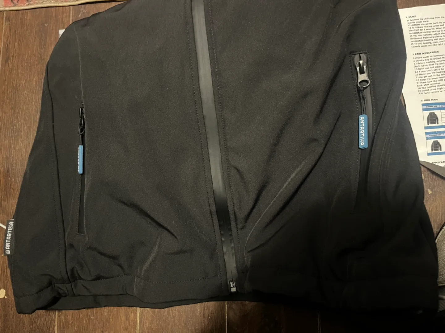 Antartika electric Heated coat waterproof image indicator(4)