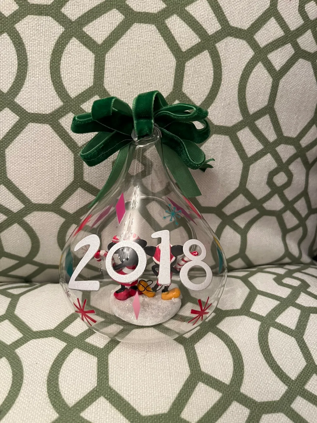 Mickey and Minnie 2018 Disney Store Ornament image indicator(3)