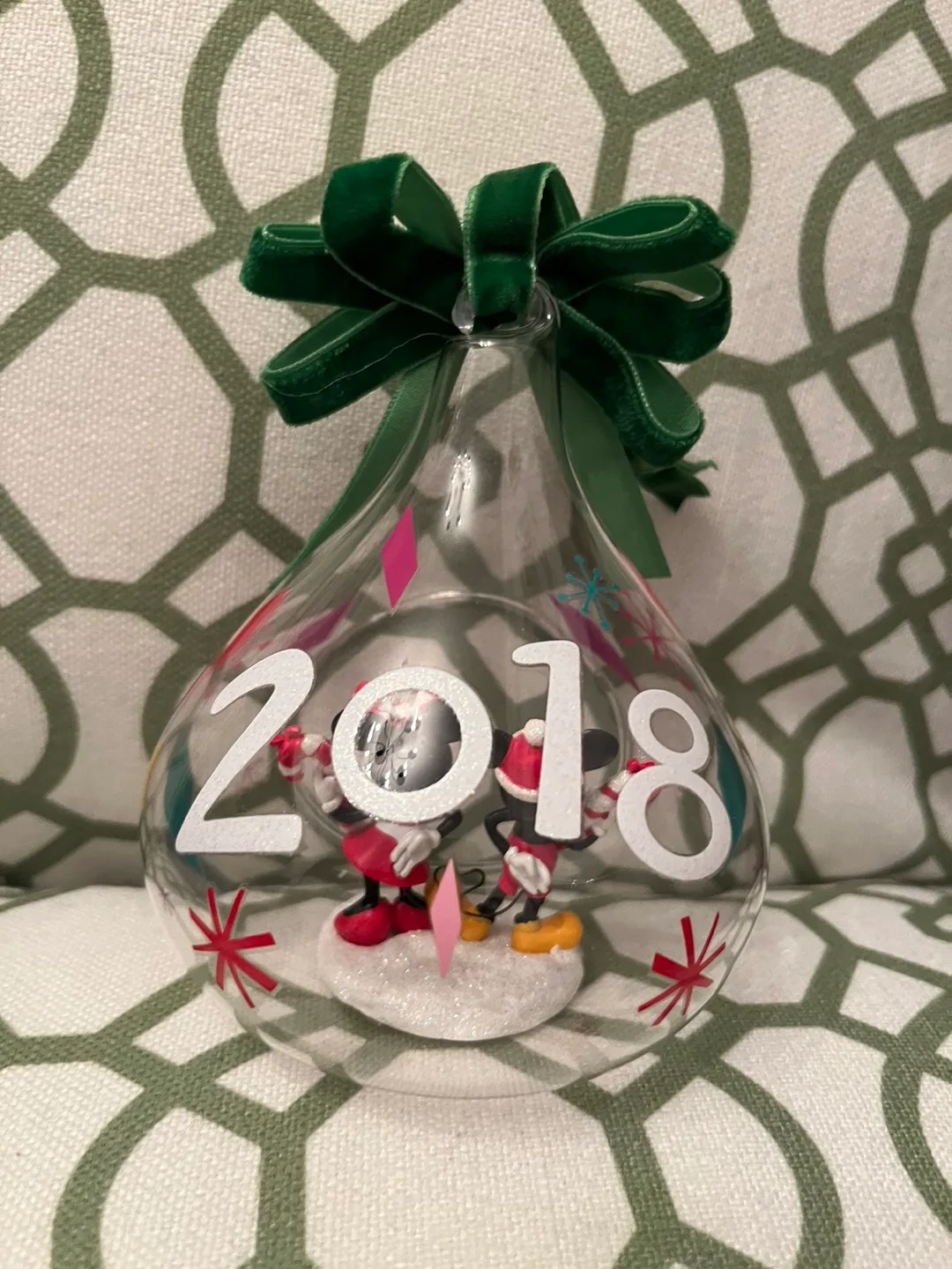 Mickey and Minnie 2018 Disney Store Ornament image indicator(4)