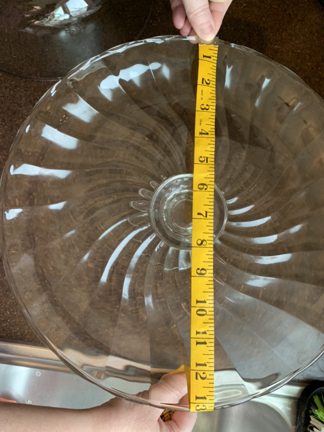 Glass Cake Stand with Dome - photo 4