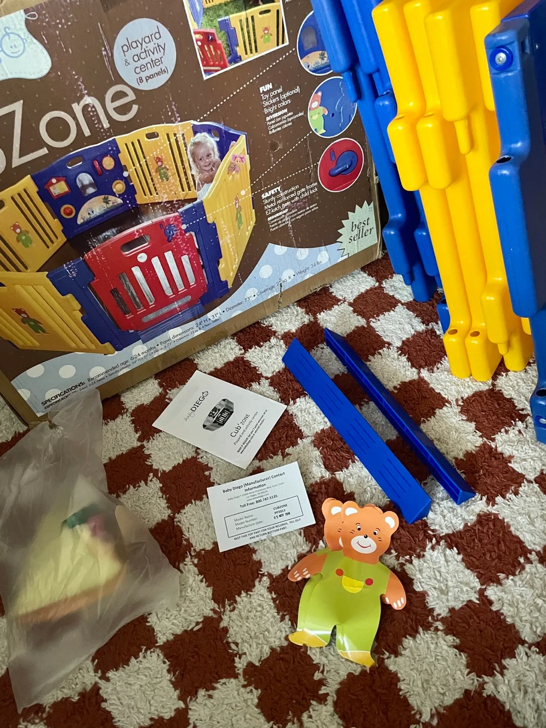 Indoor/Outdoor Baby Diego Playard & Activity Centre/playpen image indicator(5)