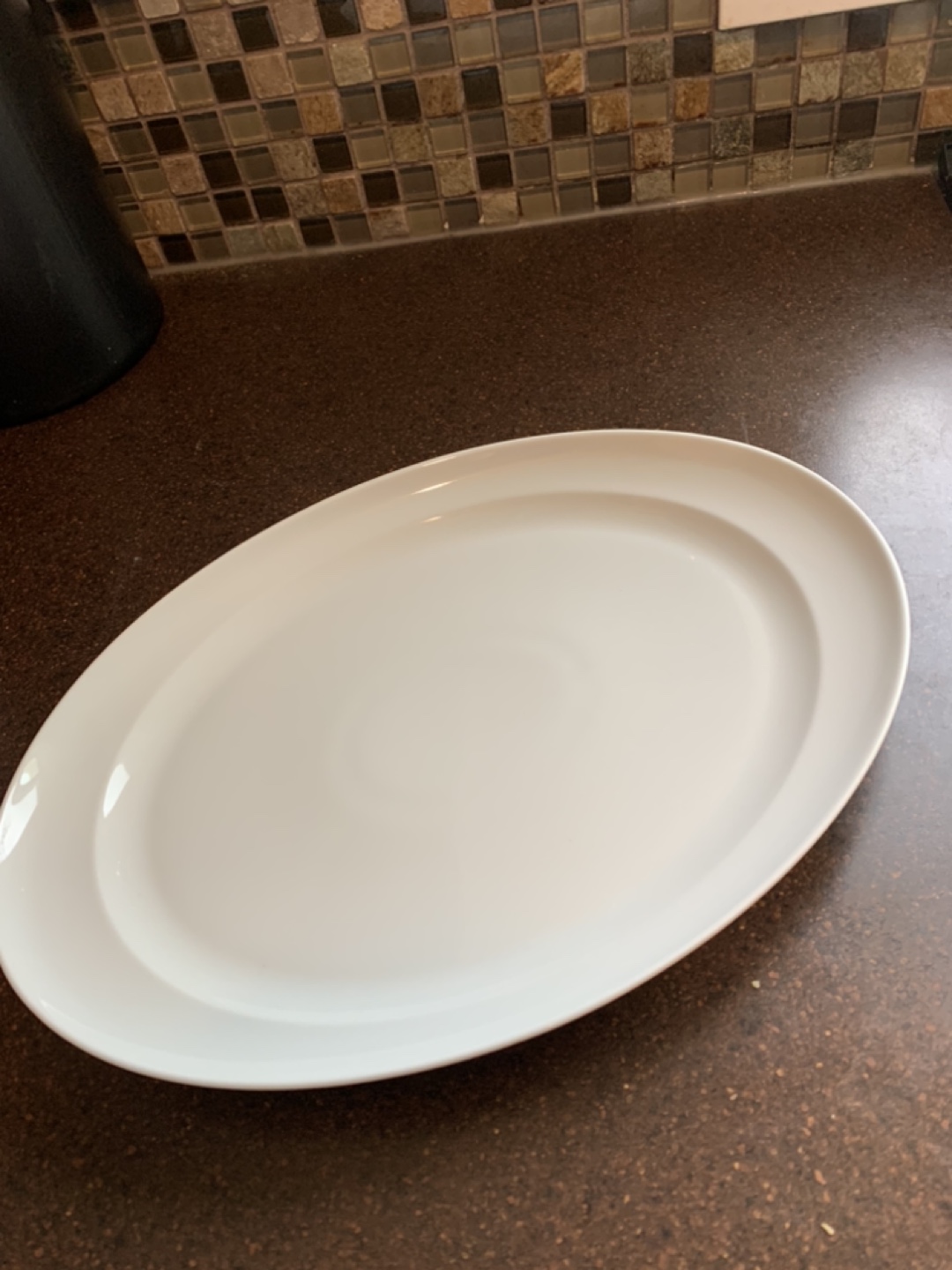 White Serving Bowl & Platter- Made from turkey - photo 2