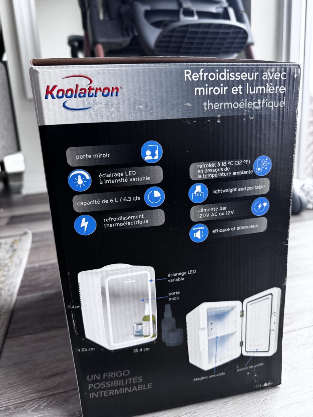 KoolaTron Mirrored LED Fridge - photo 3
