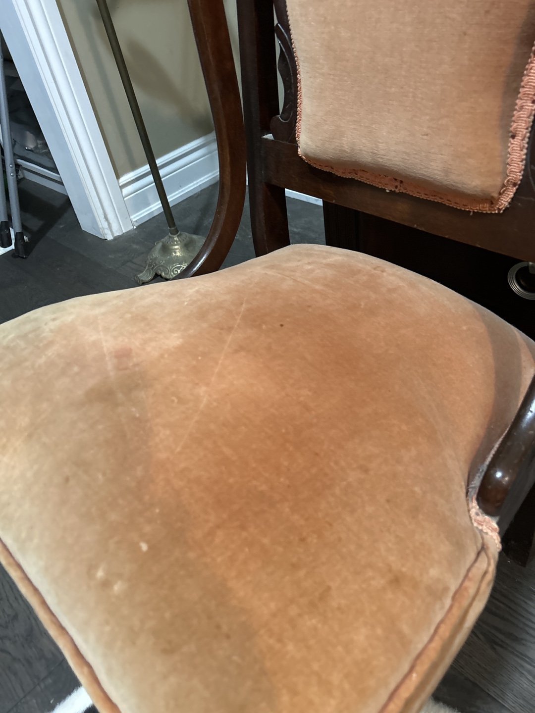 Antique Carved Wooden Chair - photo 3