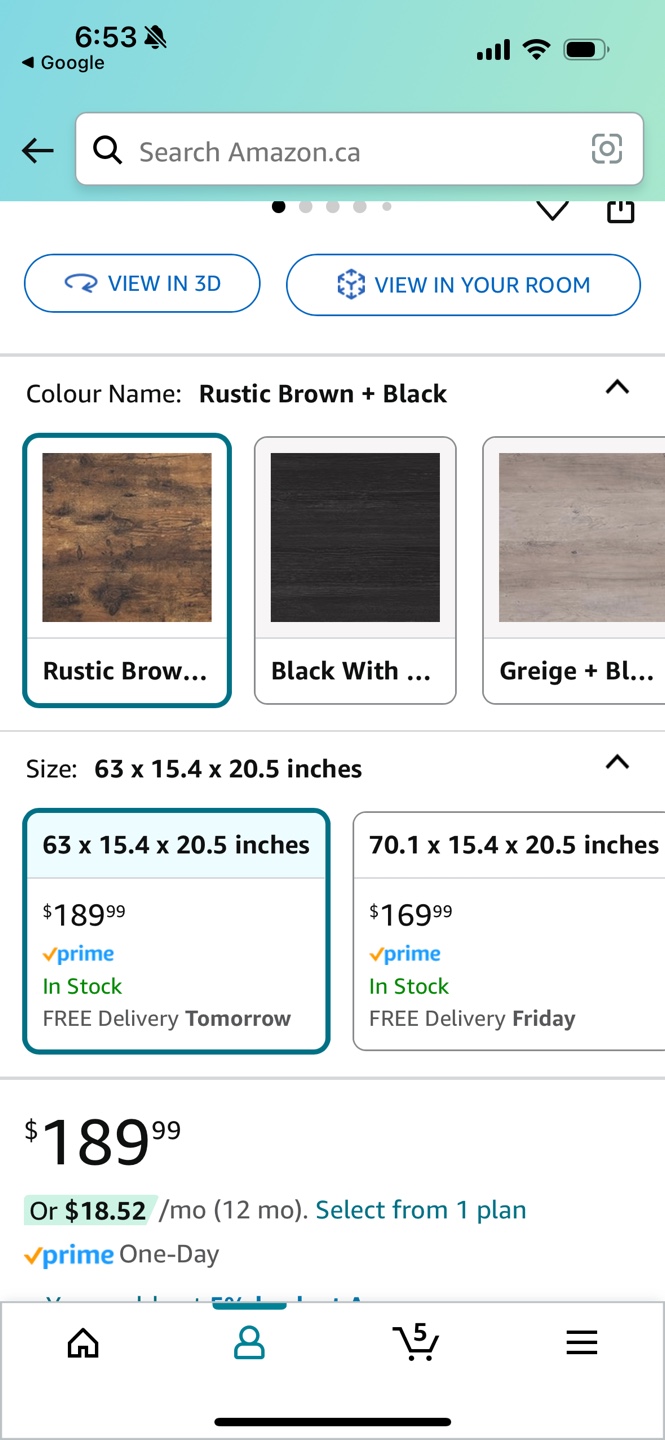 Rustic Brown TV Stand - photo 4
